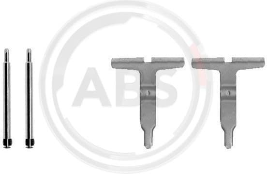 Accessory Kit, disc brake pad 1217Q