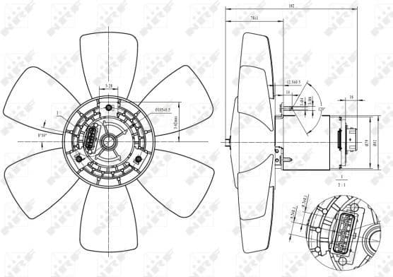 Fan, engine cooling 47429 - image 3