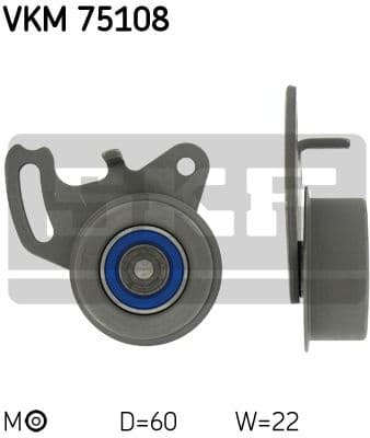 Tensioner Pulley, timing belt VKM 75108