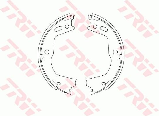 Brake Shoe Set, parking brake GS8803 - image 2