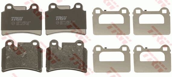 Brake pads rear, Top Quality GDB1722 - image 2