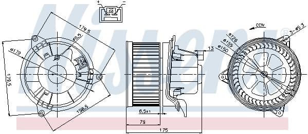 Interior Blower 87027