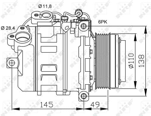 Compressor, air conditioning EASY FIT 32533