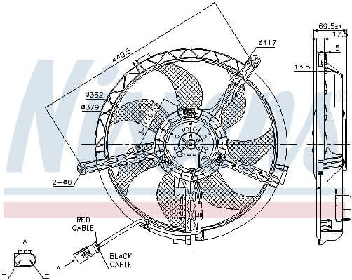 Fan, engine cooling 85632 - image 2