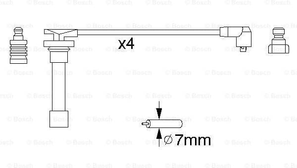 Ignition Cable Kit 0986356821 - image 5