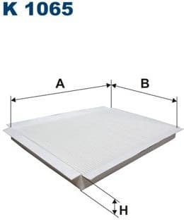 Filter, cabin air K1065