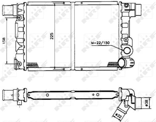 Radiator, engine cooling 58844 - image 2