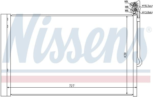 Condenser, air conditioning ** FIRST FIT ** 940157