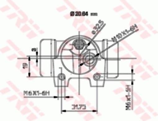 Wheel Brake Cylinder BWF118 - image 2