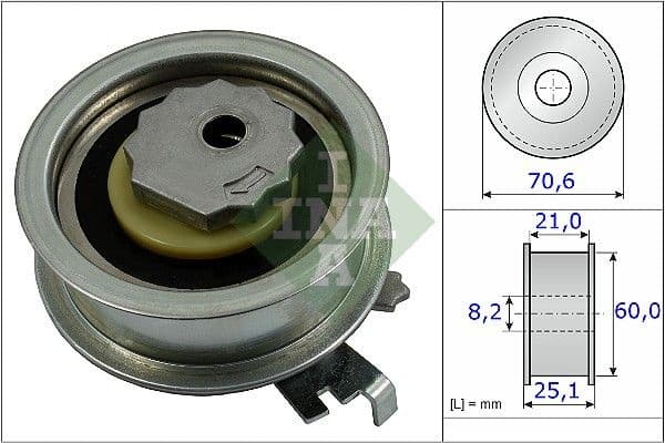 Tensioner Pulley, timing belt 531088210