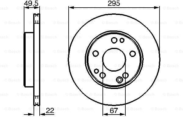 Brake Disc 0986478525 - image 2