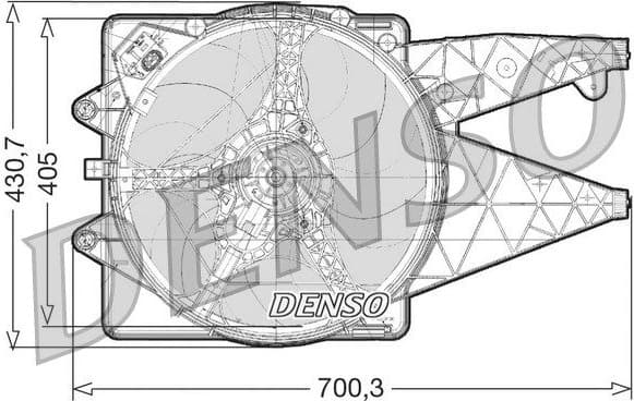 Fan, engine cooling DER01020