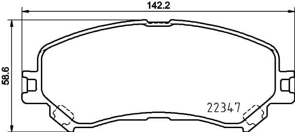 Brake Pad Set, disc brake PRIME LINE P68067