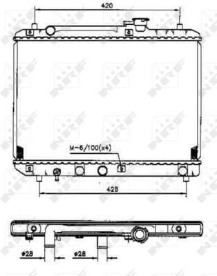 Radiator, engine cooling 53207 - image 2