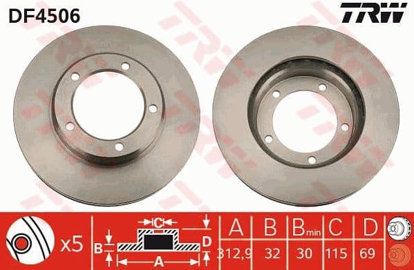 Brake Disc DF4506