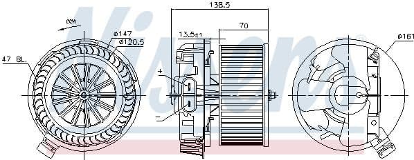 Interior Blower 87214