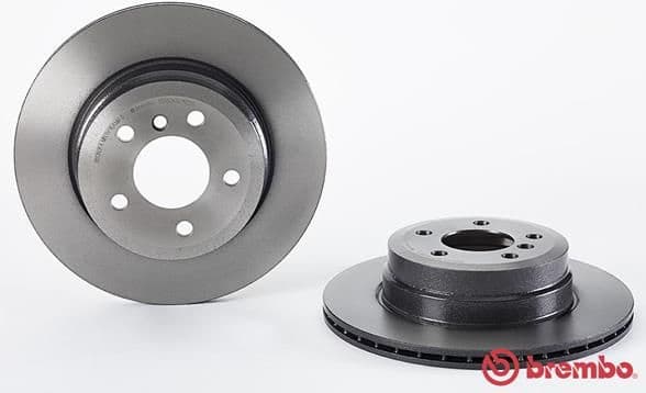 Brake discs kit rear, (2pcs), Top Quality 09.9925.11 - image 2