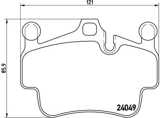 Brake Pad Set, disc brake PRIME LINE P65015