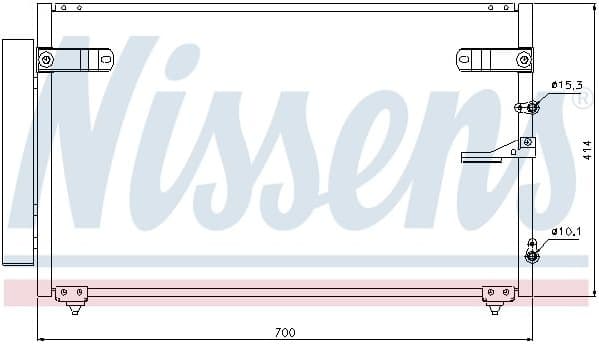 Condenser, air conditioning ** FIRST FIT ** 94867