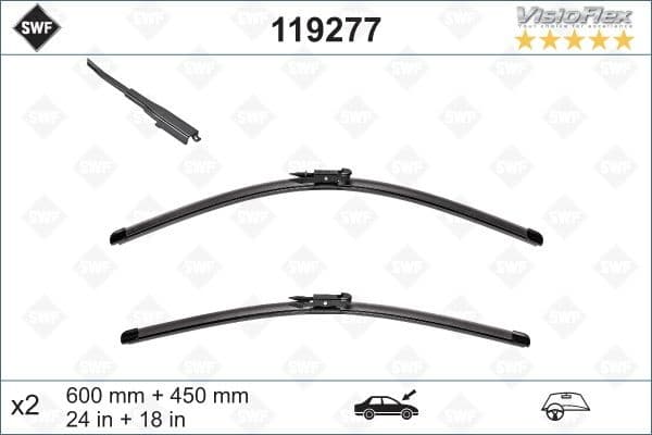 Wiper Blade DAS ORIGINAL SET 119277