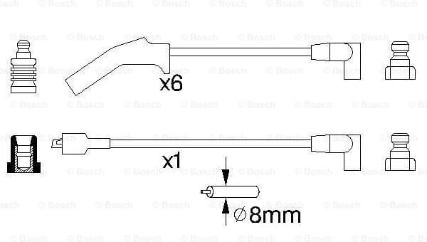 Ignition Cable Kit 0986356783 - image 5