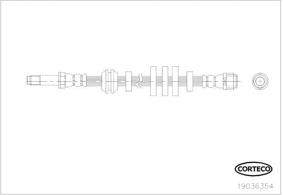 Brake Hose 19036354
