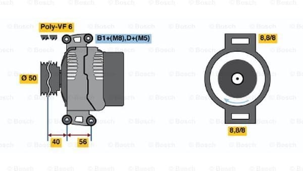 Alternator 0986043900