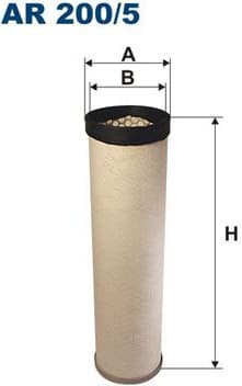 Secondary Air Filter AR200/5W