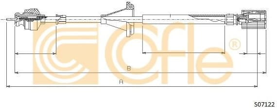 Speedometer Cable S07122