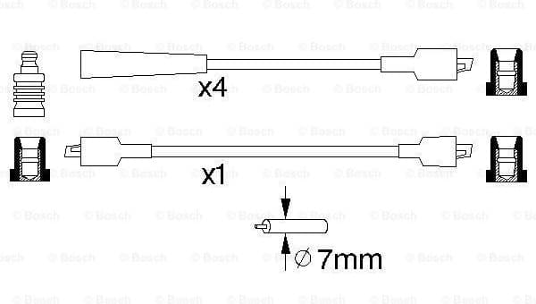 Ignition Cable Kit 0986356785 - image 5