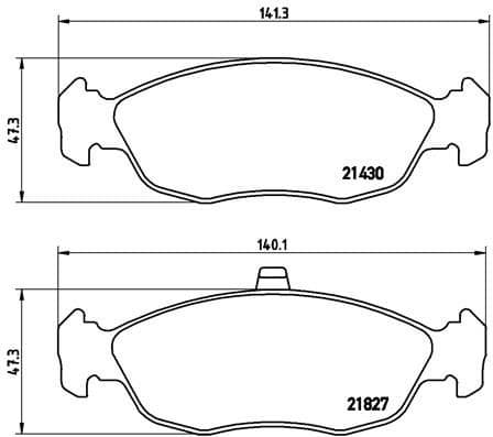 Brake Pad Set, disc brake PRIME LINE P61051