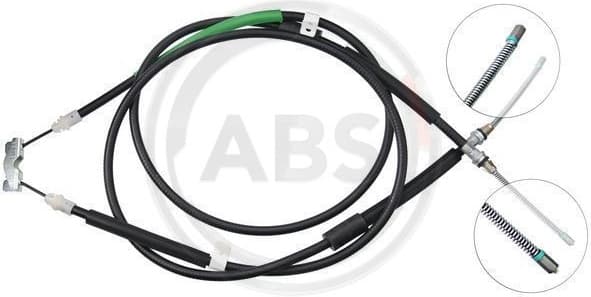 Cable Pull, parking brake K10065