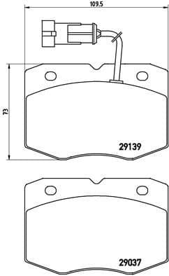 Brake Pad Set, disc brake PRIME LINE PA6019