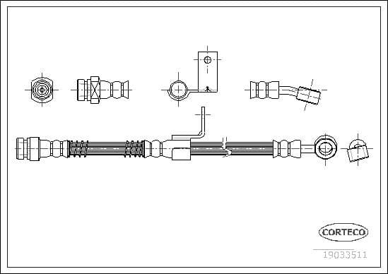 Brake Hose 19033511
