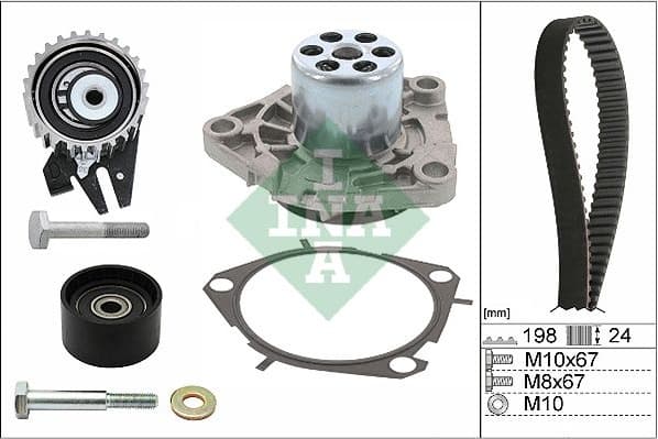 Water Pump & Timing Belt Kit 530062630