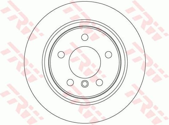 Brake discs kit rear, (2pcs), Top Quality DF6137 - image 3