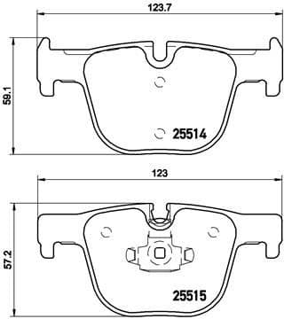 Brake Pad Set, disc brake PRIME LINE P06072