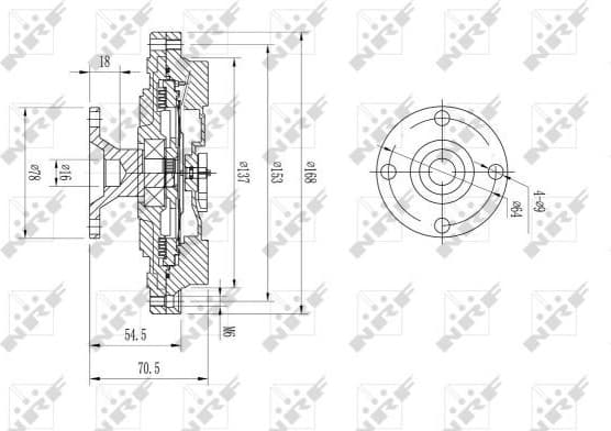 Clutch, radiator fan 49604 - image 2