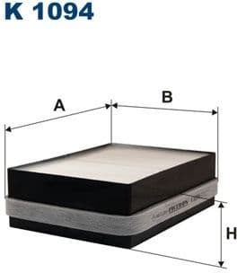 Filter, cabin air K1094