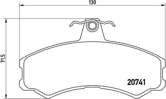 Brake Pad Set, disc brake PRIME LINE PA6024