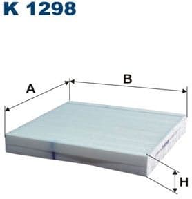 Filter, cabin air K1298