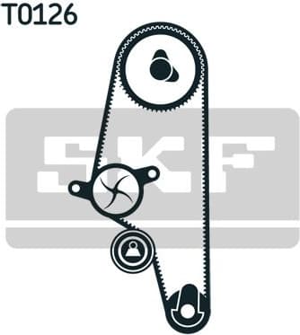 Water Pump & Timing Belt Kit VKMC 01106-1 - image 2