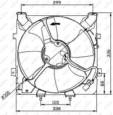 Fan, engine cooling 47041 - image 2