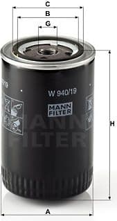 Fuel Filter W940/19