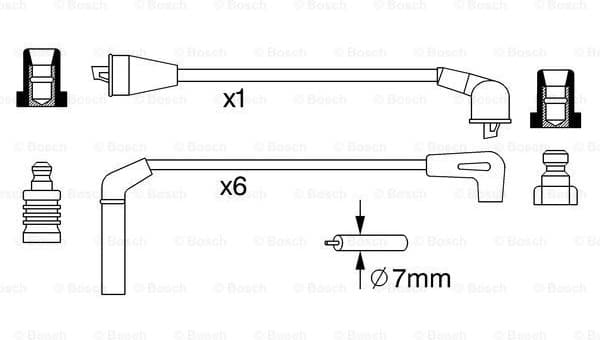 Ignition Cable Kit 0986357248 - image 5