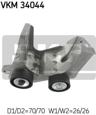 Belt Tensioner, V-ribbed belt VKM 34044