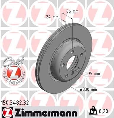 Brake Disc FORMULA F 150.3482.32