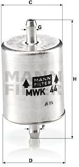 Fuel Filter MWK44