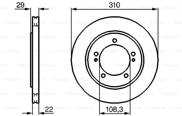 Brake Disc 0986478839 - image 5