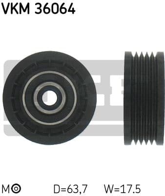 Belt Tensioner, V-ribbed belt VKM 36064